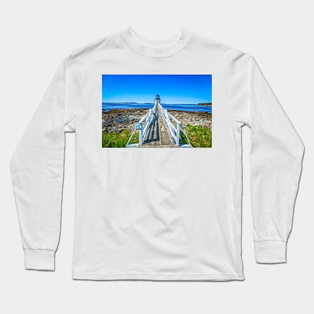 Marshall Point Light Station Long Sleeve T-Shirt by Gestalt Imagery